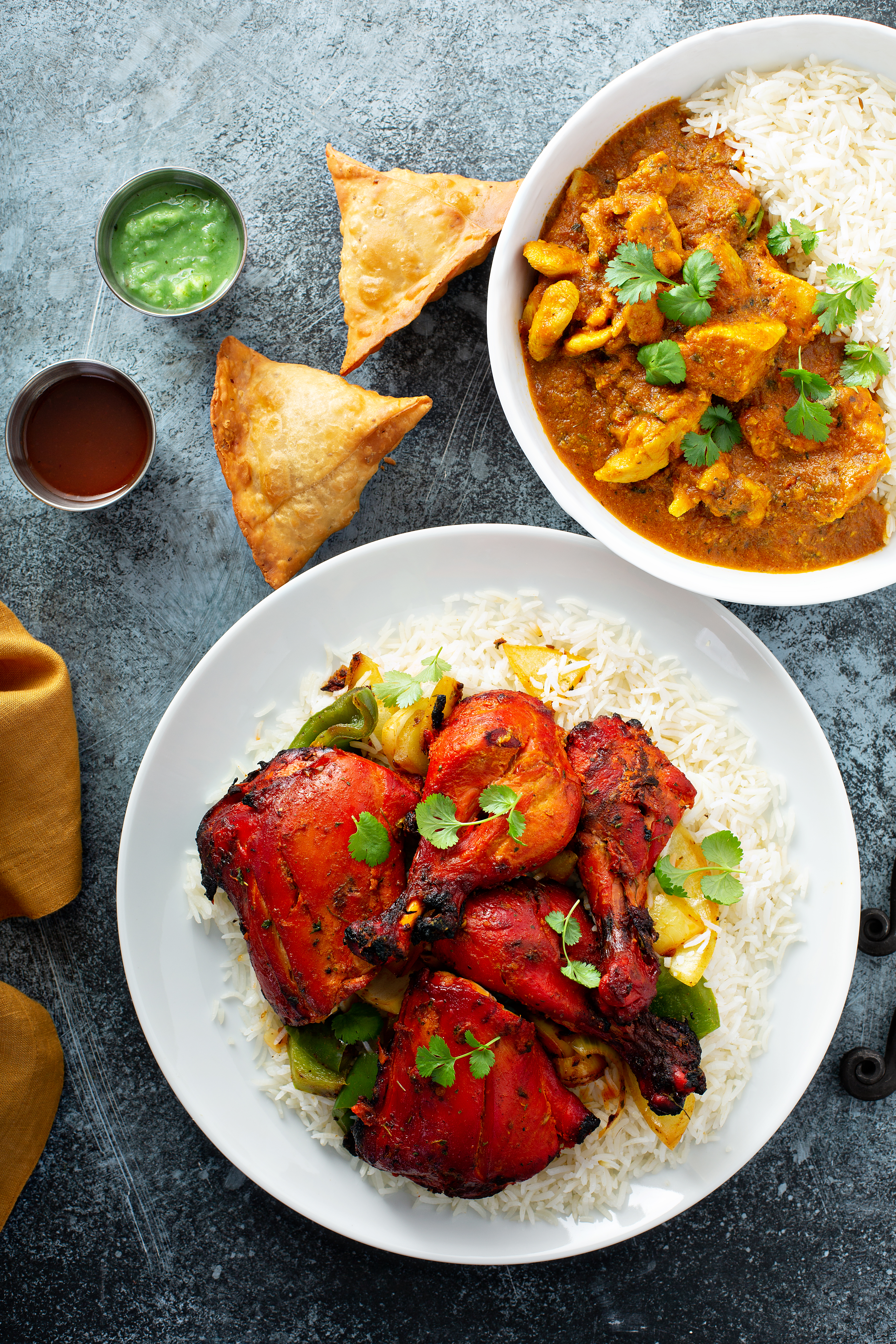 Indian food on the table